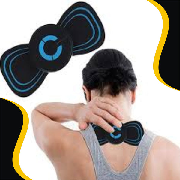 Butterfly Massager, Neck Rechargeable Mini Massager Butterfly, Portable Rechargeable Body Massager for Pain Relief