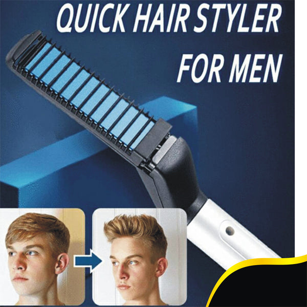 Hair and Beard Straightener Comb For Mens